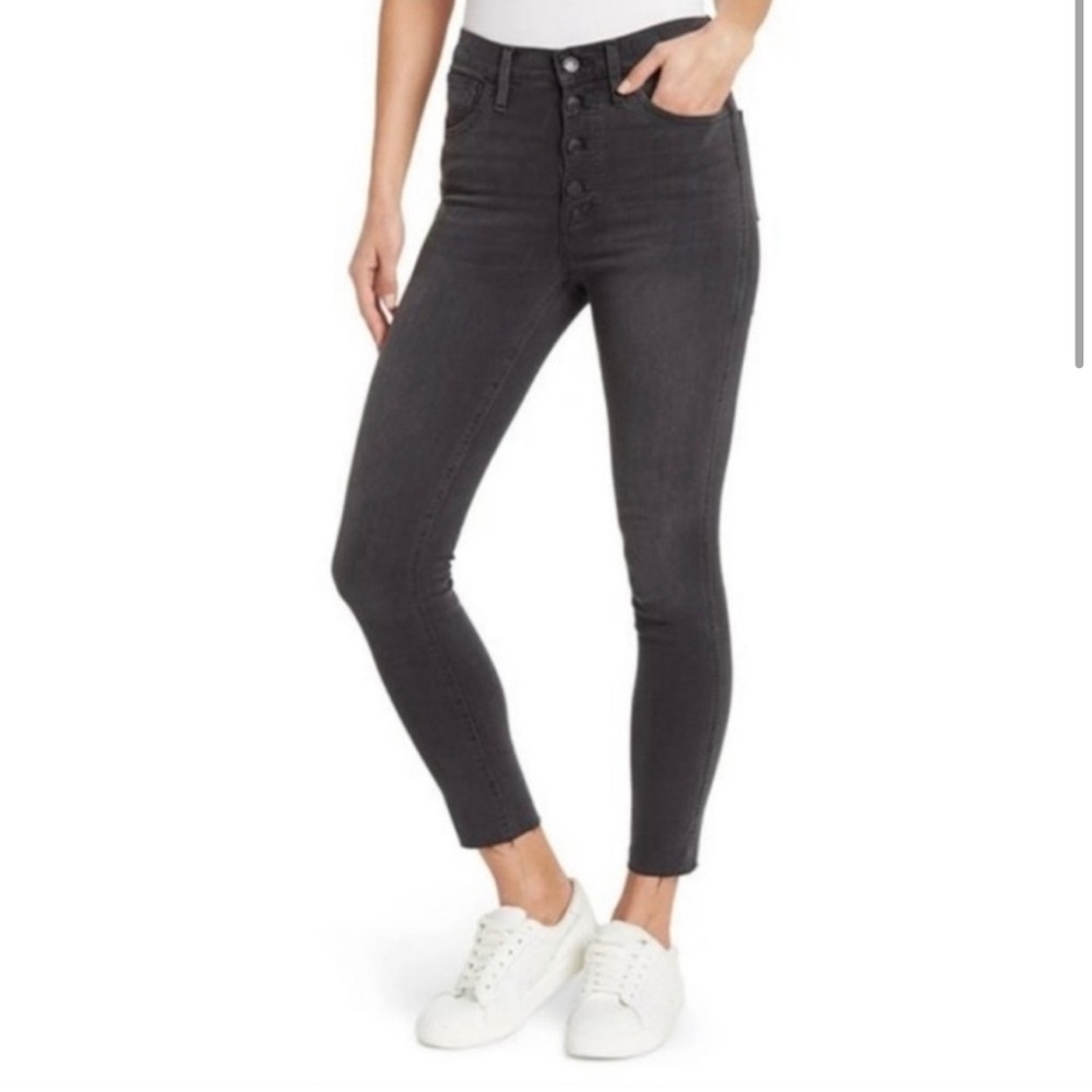 Madewell - 10" High Rise Skinny Jeans - Mathias Wash